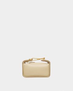 Bally B-Hook Xs Läder Mini Väska Dam Beige | 5167HSMNU