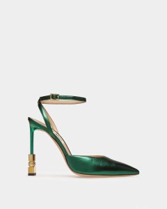 Bally Block Ankle Rem Pumps Dam Gröna | 5927VDNMG