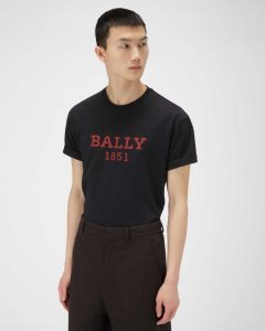 Bally Bomull Skjorta Herr Blå | 8364TQRLS