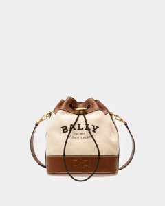 Bally Cleoh Fabric Crossbody Väska Dam Bruna | 4190IGJSN