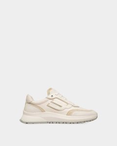 Bally Demmy Läder Sneakers Herr Vita | 1275FZVKI