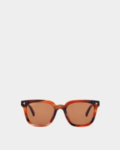 Bally Eben Acetate Solglasögon Herr Bruna | 9871QZUEG