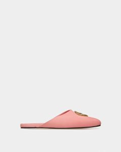 Bally Emblem Tofflor Mockasiner Dam Rosa | 9718AYSLP