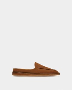 Bally Fosko Läder Slippers Badtofflor Herr Bruna | 3628WOCDP