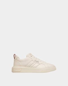 Bally Maxim Läder Sneakers Herr Vita | 7381KBESQ