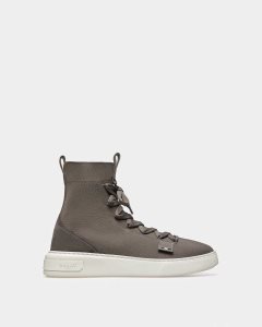 Bally Mitys Läder Sneakers Herr Grå | 2398DRITW