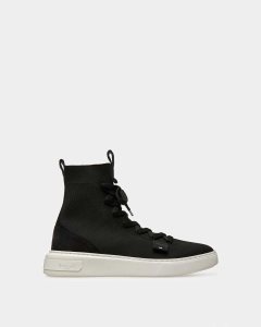 Bally Mitys Läder Sneakers Herr Svarta | 6298NDXOP