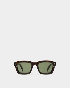 Bally Nicholas Rectangular Full Rim Solglasögon Herr Bruna | 4702VEZBS