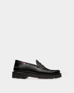 Bally Noah Läder Loafers Herr Svarta | 2431JWGXY