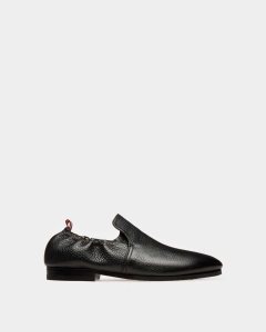 Bally Planker Läder Loafers Herr Svarta | 4179CASYP