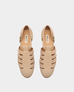 Bally Salton Sandals Badtofflor Herr Beige | 8304RBIXZ