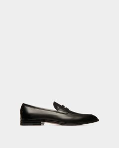 Bally Webb Läder Loafers Herr Svarta | 9257QEXUP