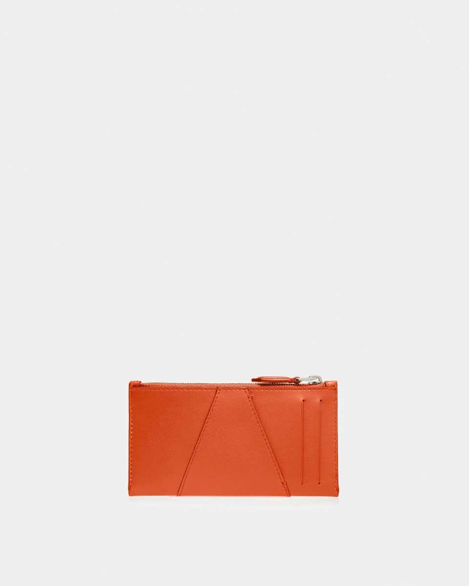 Bally Adley Läder Plånbok Dam Orange | 7958CZVSX