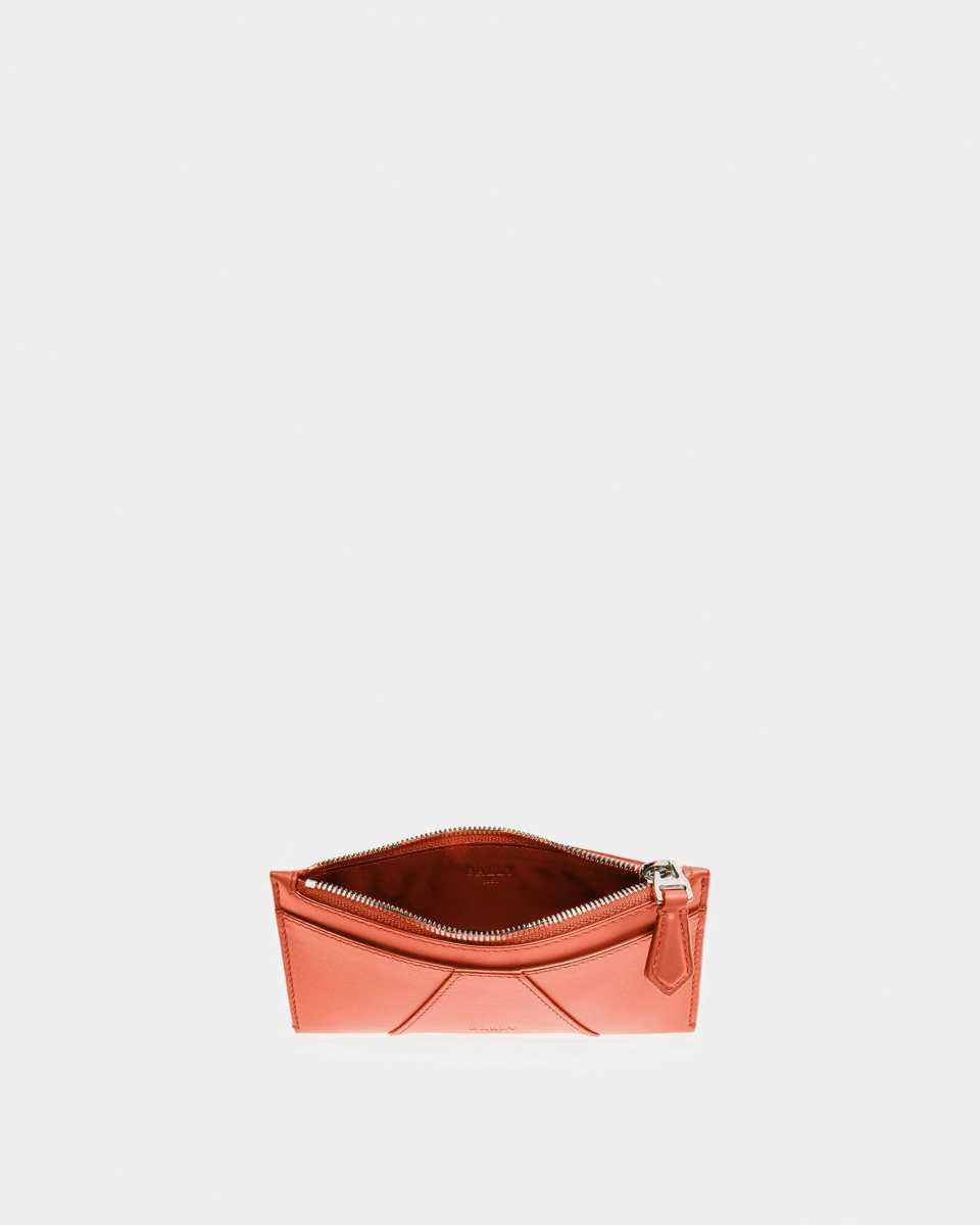 Bally Adley Läder Plånbok Dam Orange | 7958CZVSX