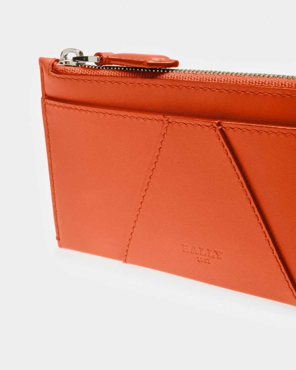 Bally Adley Läder Plånbok Dam Orange | 7958CZVSX