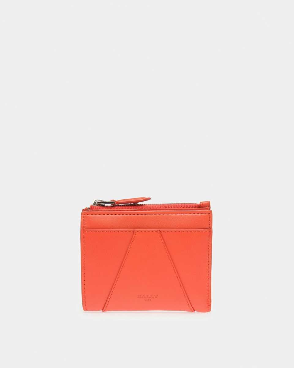 Bally Adley Läder Plånbok Dam Orange | 7958CZVSX