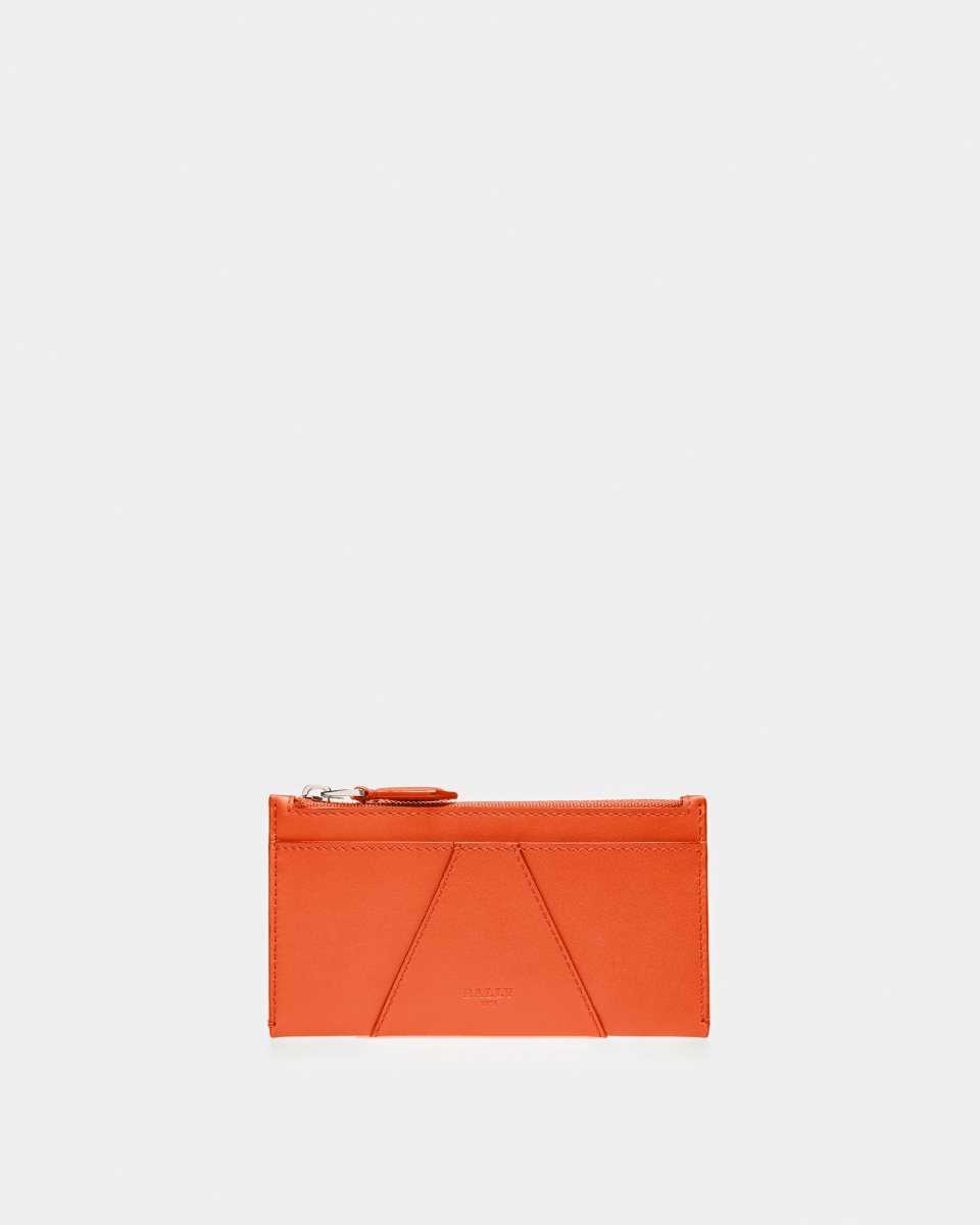 Bally Adley Läder Plånbok Dam Orange | 7958CZVSX