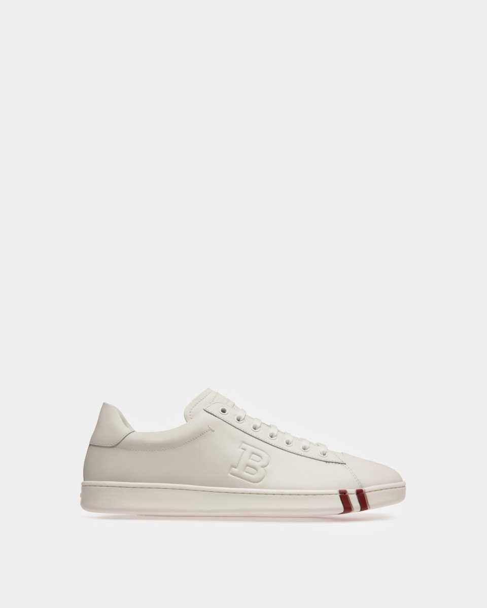 Bally Asher Läder Sneakers Herr Svarta | 0429HCLEU