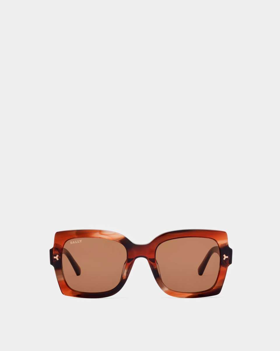 Bally Aubrey Acetate Solglasögon Dam Röda | 6902ANGJL