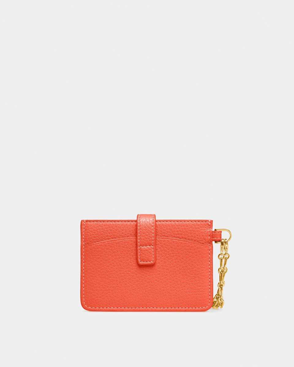 Bally Ava Läder Korthållare Dam Orange | 6784XVTJG