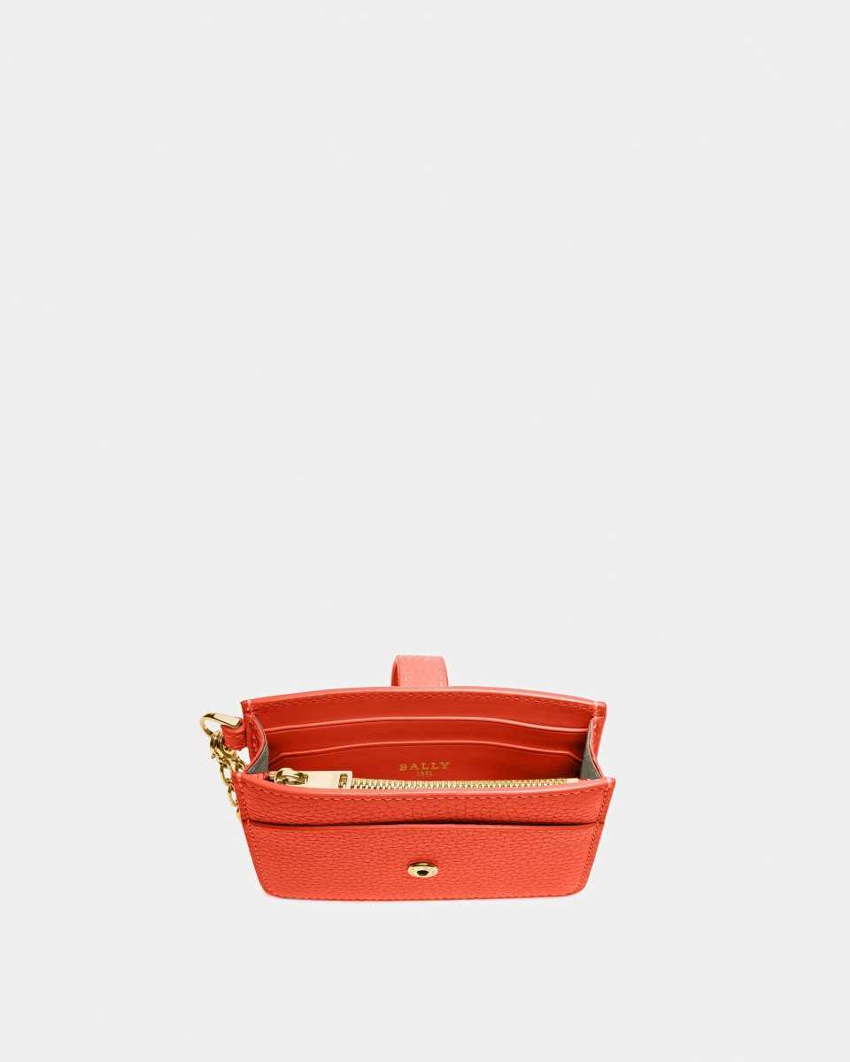 Bally Ava Läder Korthållare Dam Orange | 6784XVTJG