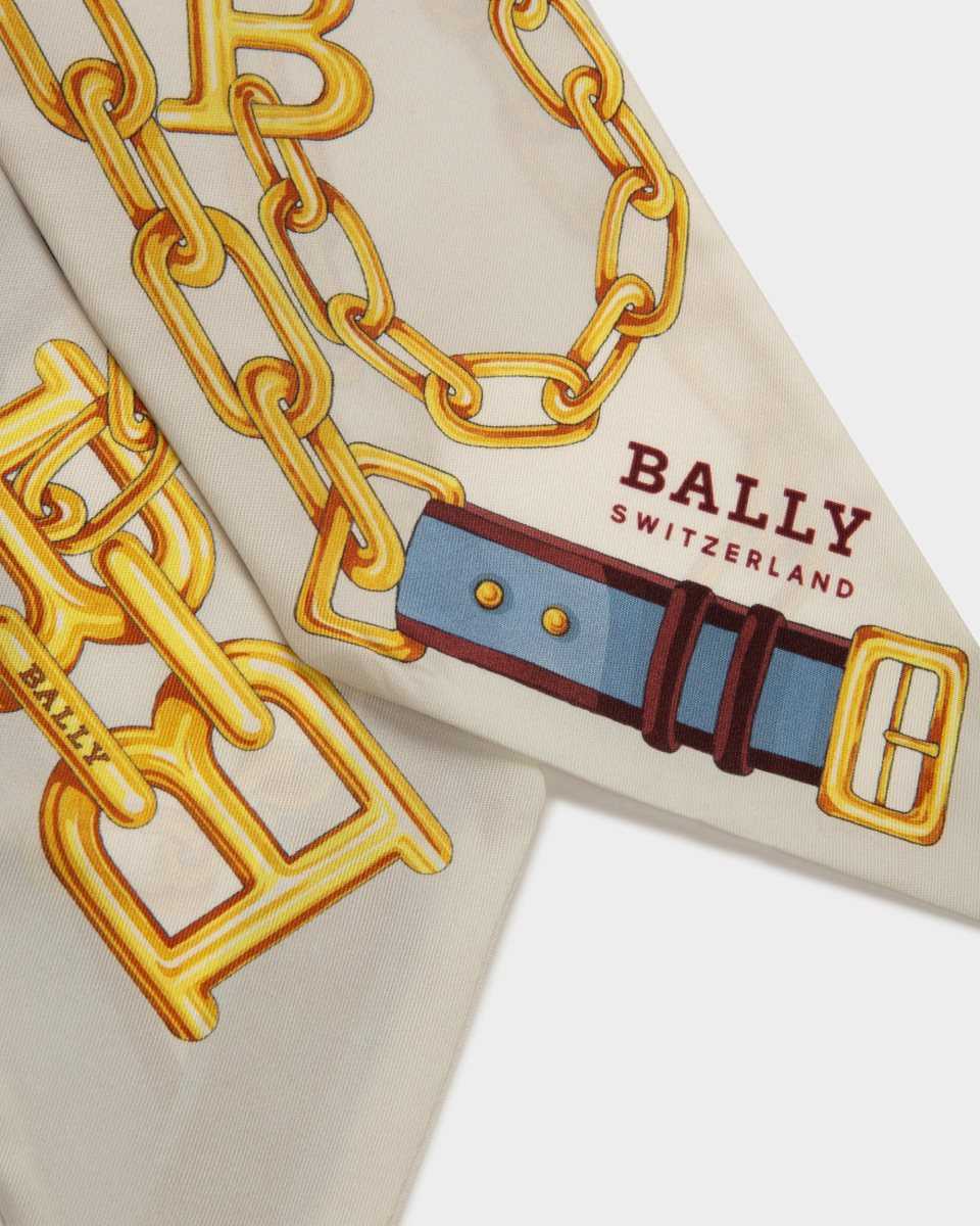 Bally B-Chain Bandeau Silk Halsduk Dam Olika Färger | 0279FBRJO