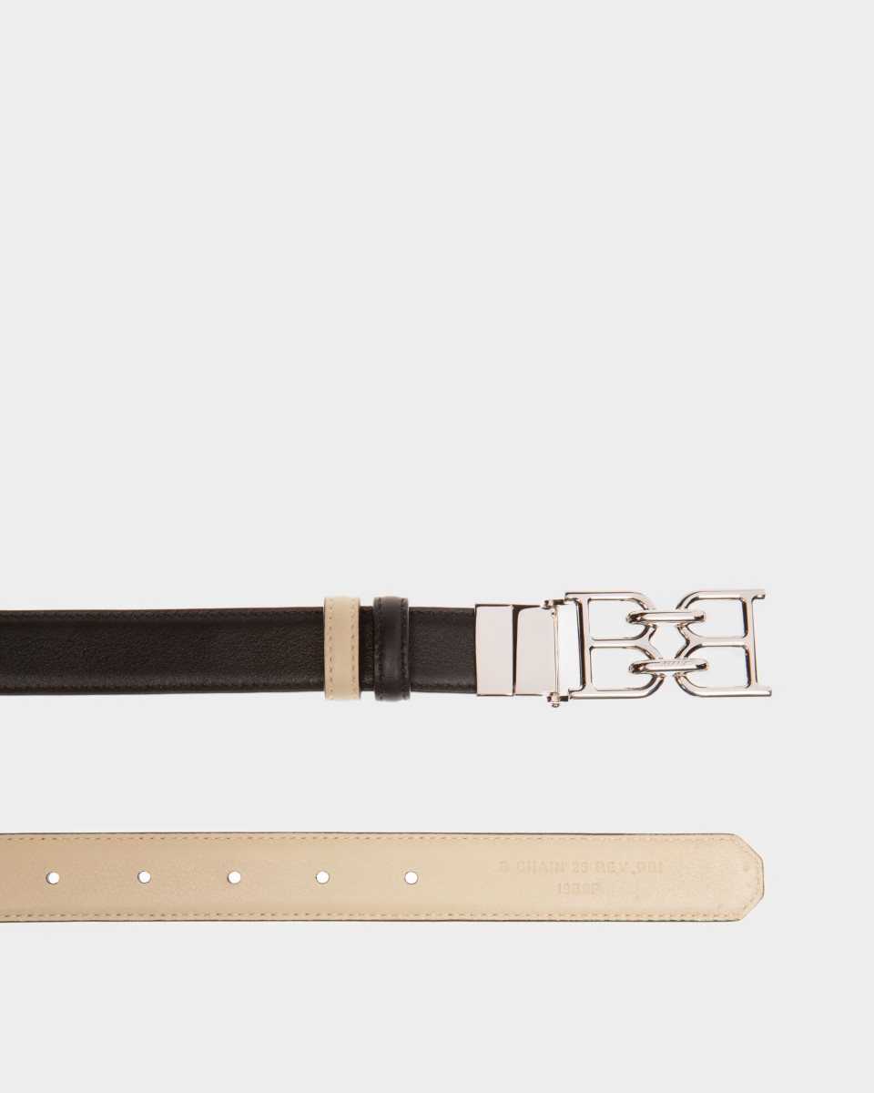 Bally B-Chain Läder 2mm Bälte Dam Olika Färger | 3028SAPTO