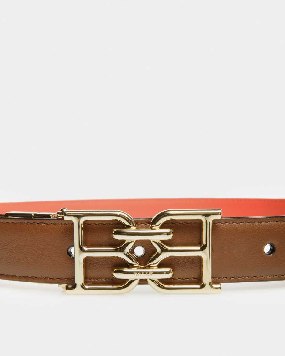 Bally B Chain Reversible Läder Bälte Dam Olika Färger | 2486KGCMS