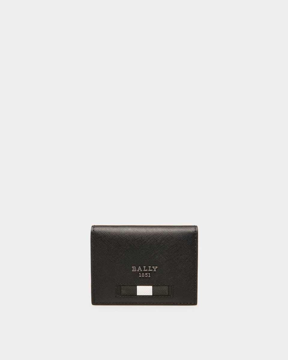 Bally Balen Recycled Läder Plånbok Herr Svarta | 4813QEUOX