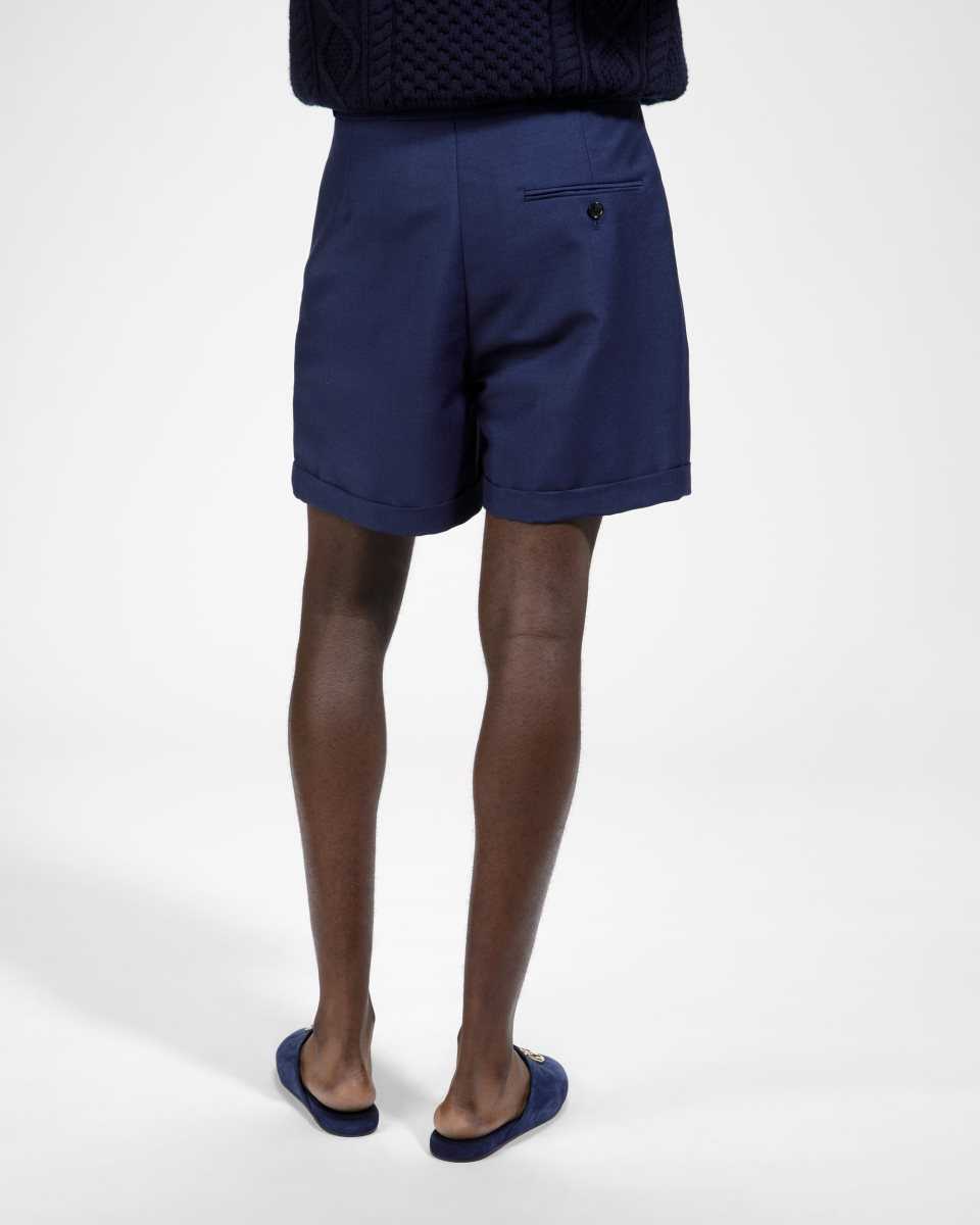 Bally Bermuda Shorts Byxor Herr Blå | 7685PWOXT