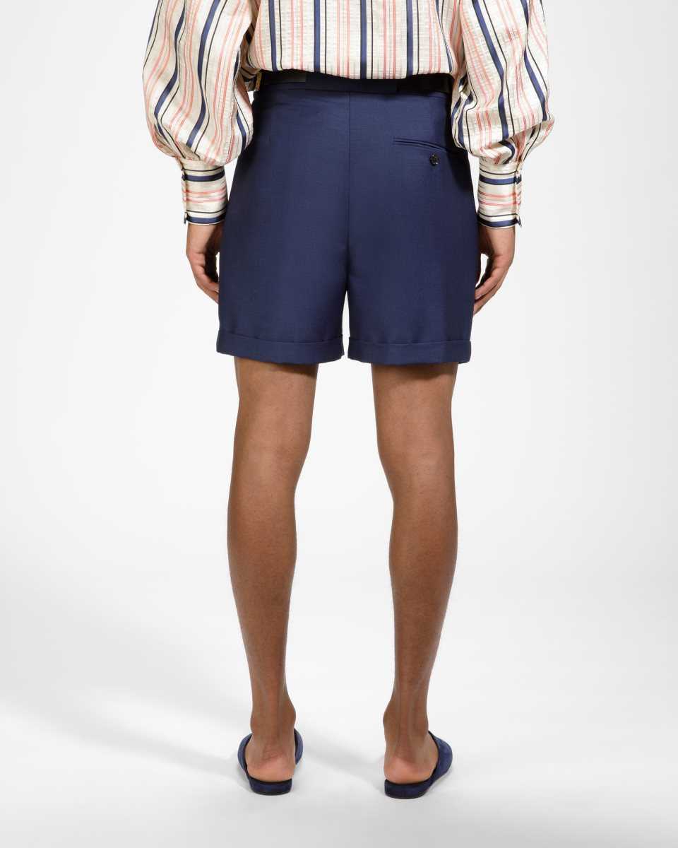 Bally Bermuda Shorts Byxor Herr Blå | 7685PWOXT