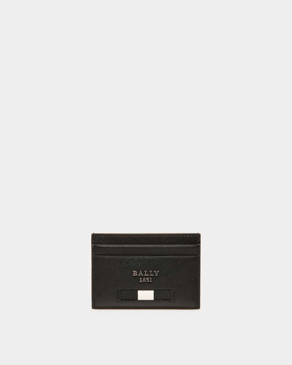 Bally Bhar Embossed Läder Korthållare Herr Svarta | 2451AJZMW