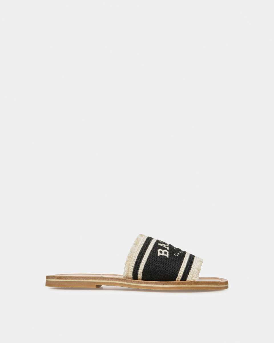 Bally Bianka Platta Fabric Slides Sandaler Dam Olika Färger | 3021FVDNA