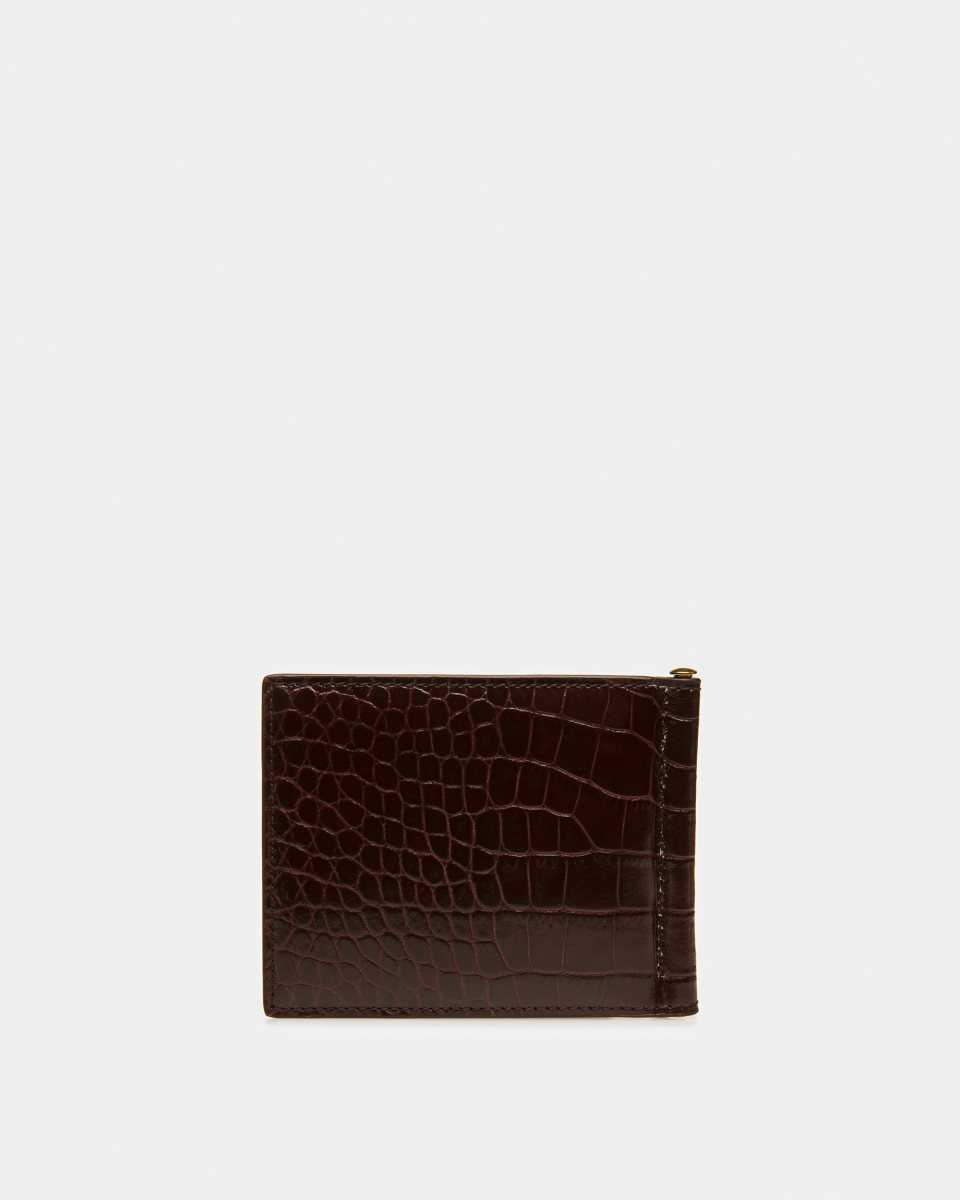 Bally Bifold Clip Plånbok Herr Röda | 2794IUZNL