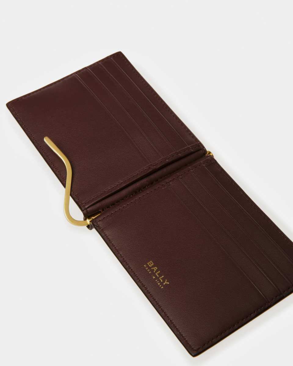 Bally Bifold Clip Plånbok Herr Röda | 2794IUZNL