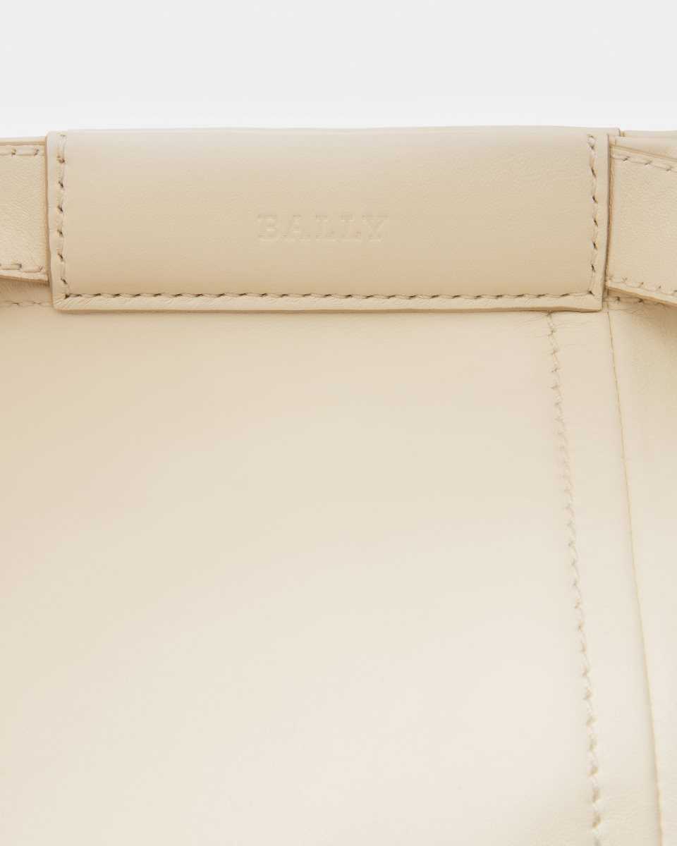 Bally Billboard Läder Toteväska Dam Beige | 8460ULDHQ