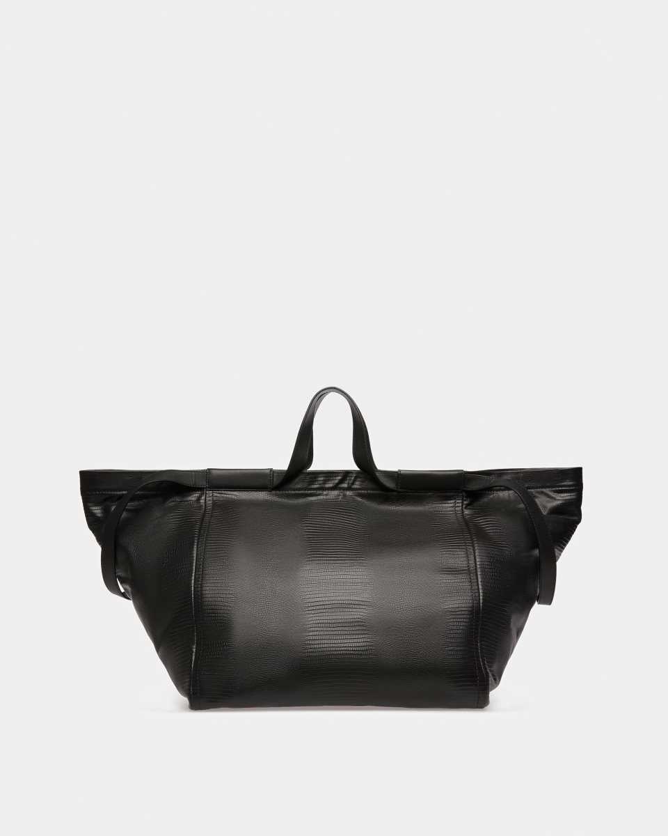 Bally Billboard Läder Toteväska Herr Svarta | 0419FXAKB