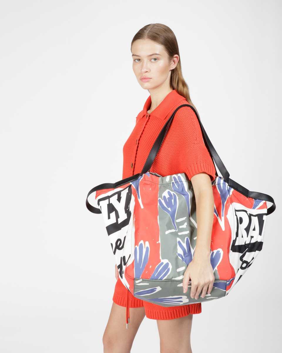 Bally Billboard Nylon And Fabric Toteväska Herr Gröna | 7908ECMZB