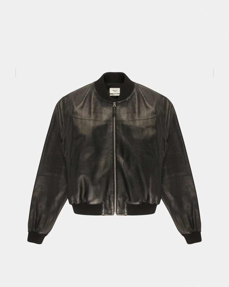 Bally Blouson Bomber Jacka Herr Svarta | 0469ESGFR