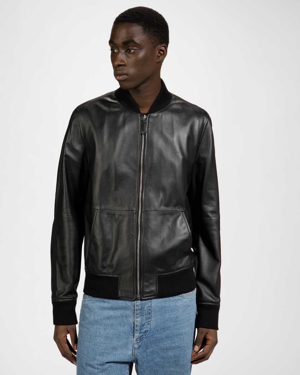 Bally Blouson Bomber Jacka Herr Svarta | 0469ESGFR