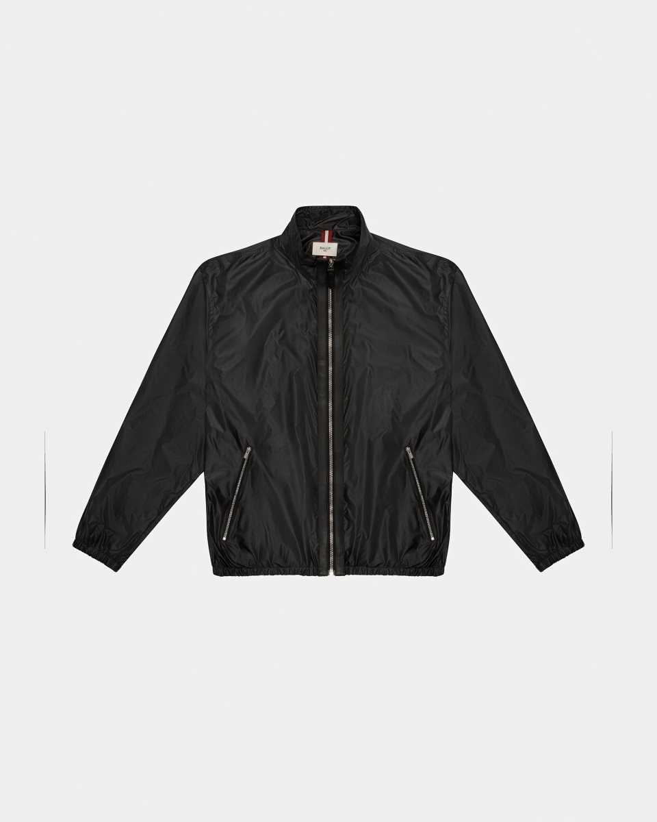 Bally Blouson Bomber Recycled Nylon Blouson Bomber Jacka Herr Svarta | 3124AZRHW