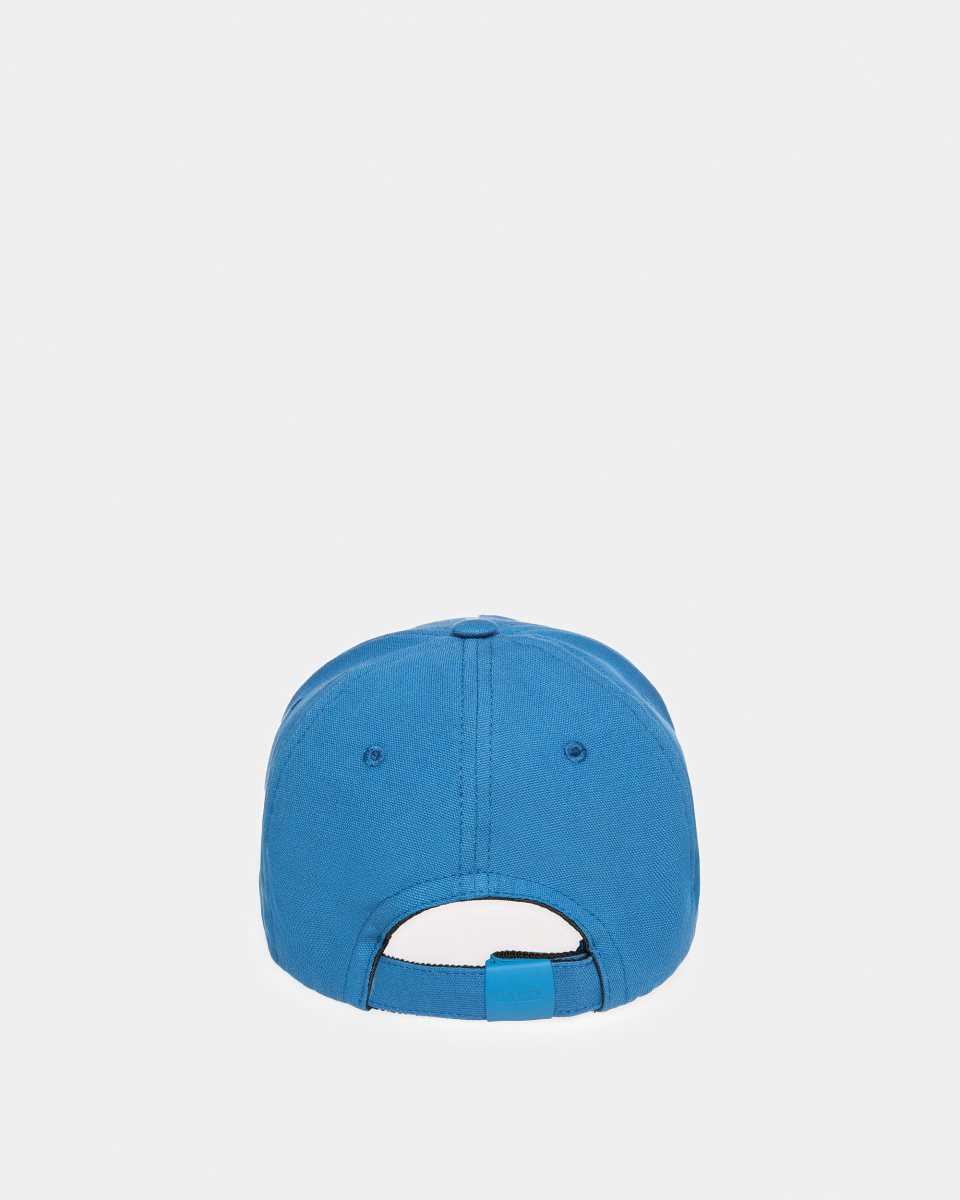 Bally Bomull Baseball Hatt Herr Blå | 9648PLUEN