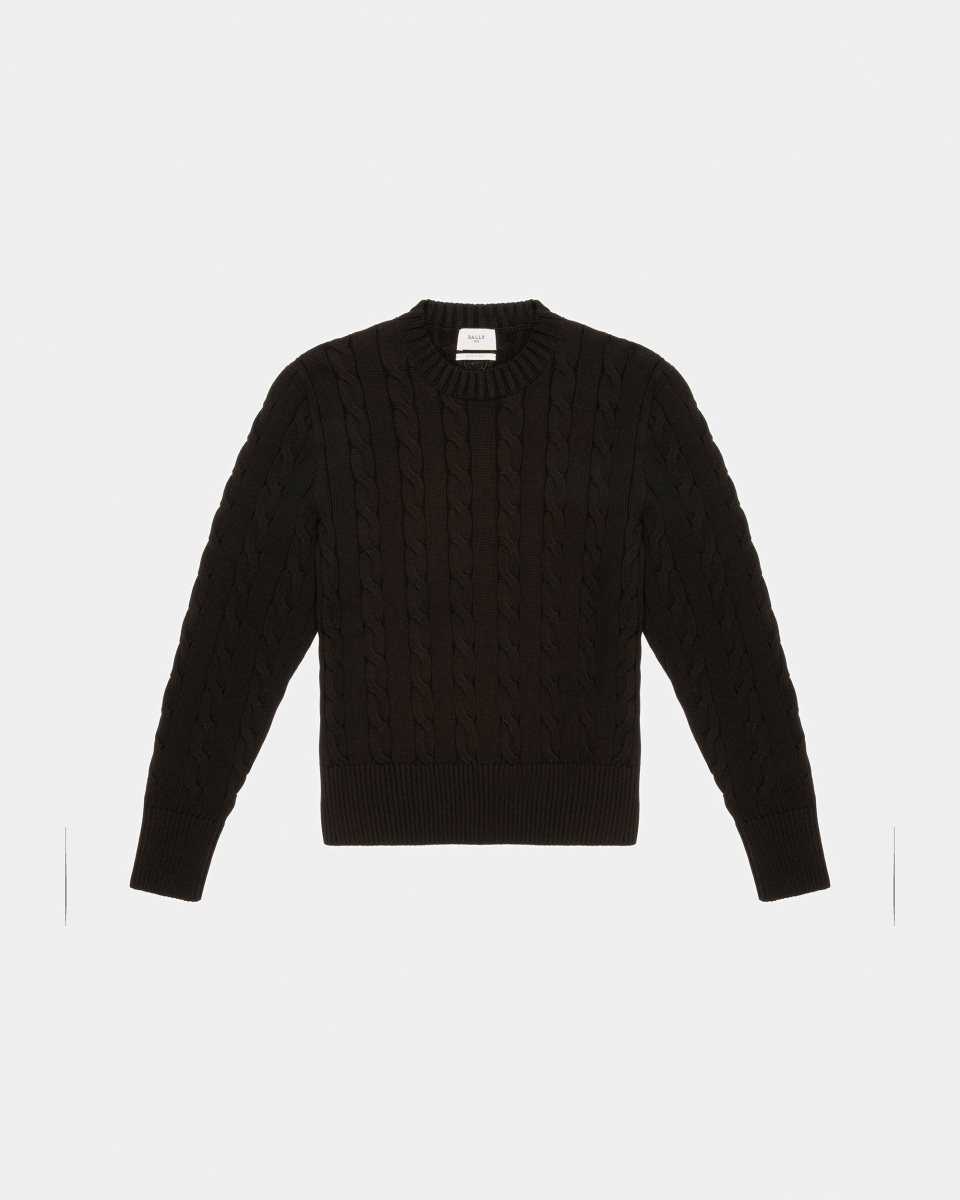 Bally Bomull Crew Neck Stickat Herr Olika Färger | 6035SYUQA