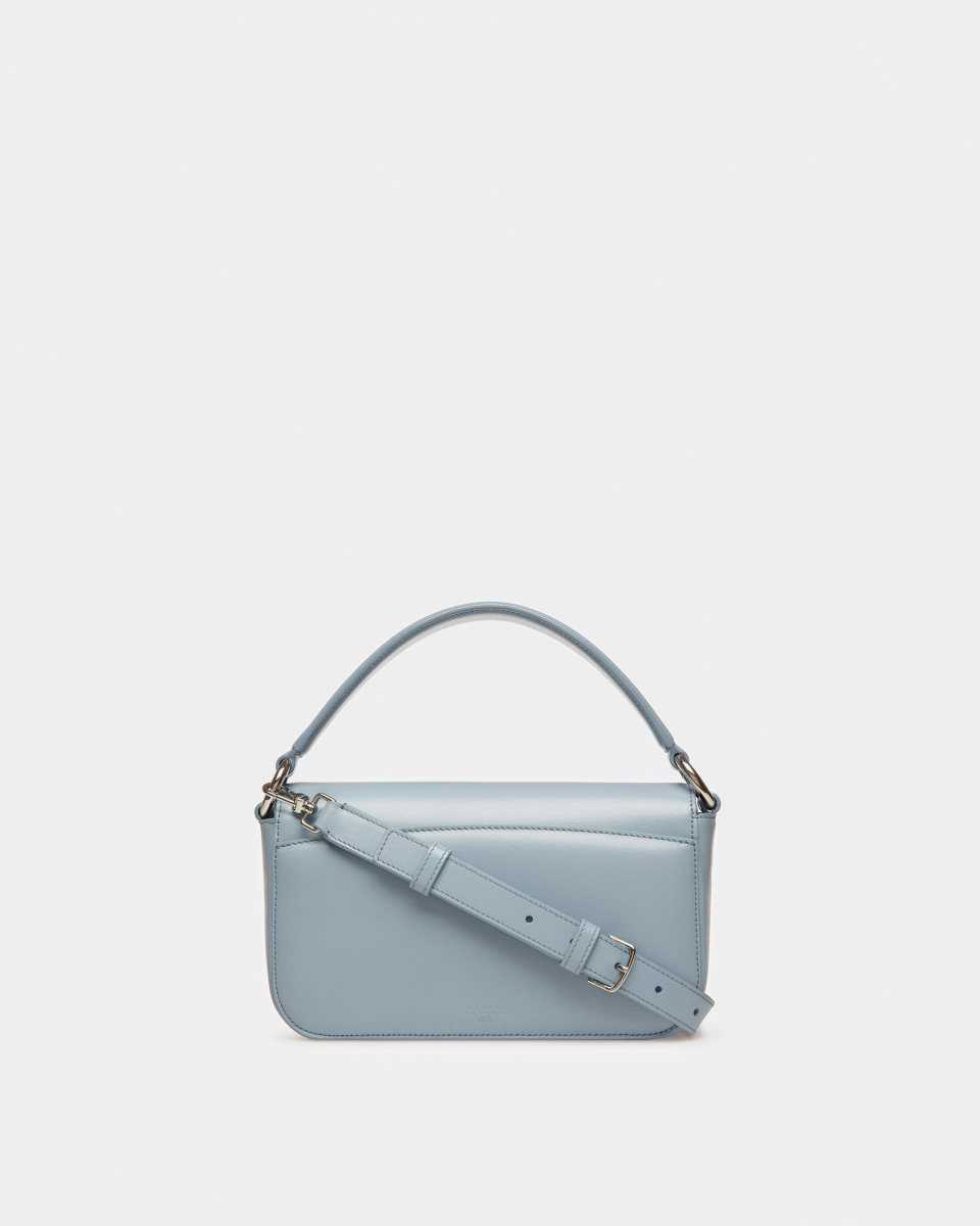 Bally Brodye Läder Crossbody Väska Dam Blå | 9407KRLXM