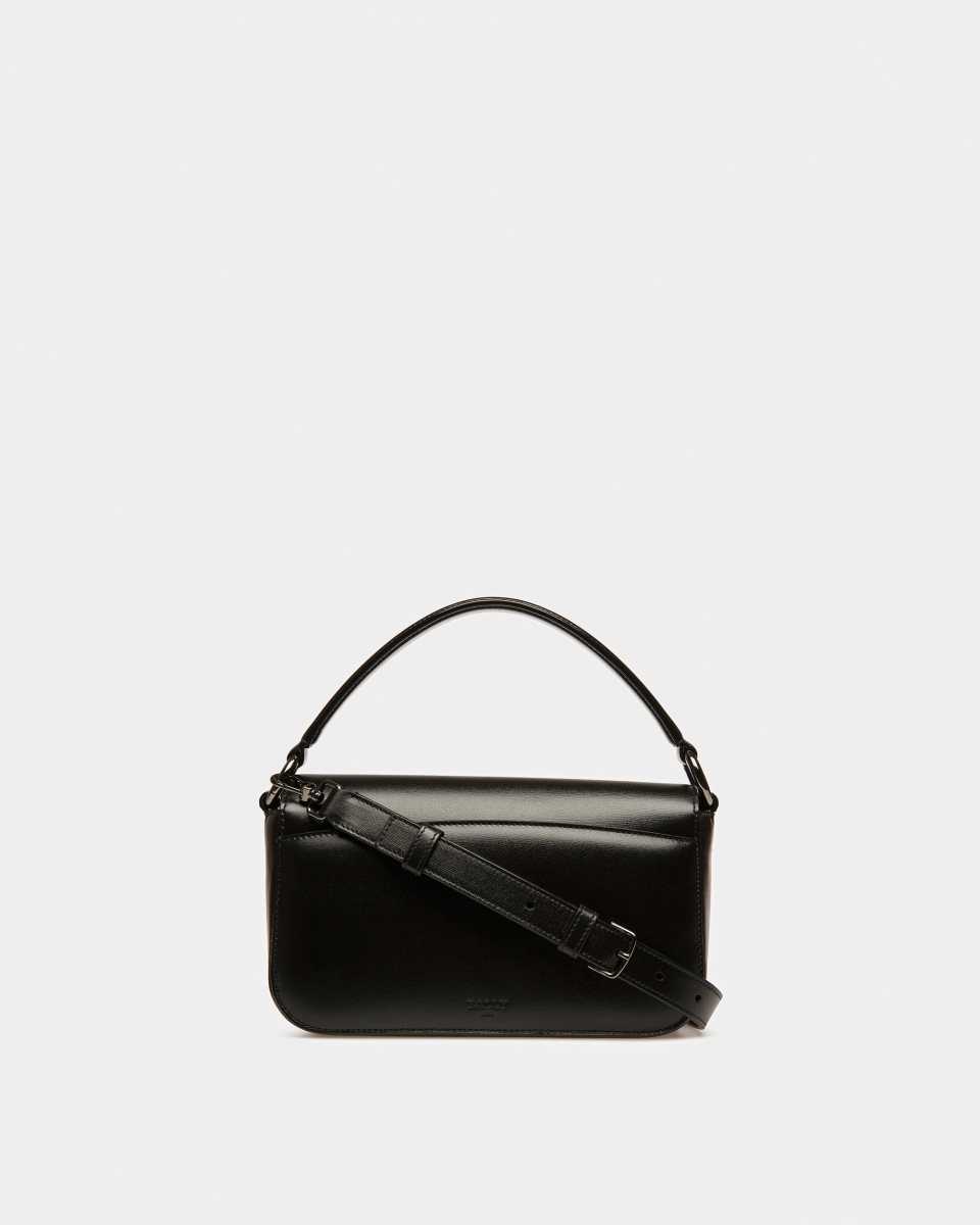 Bally Brodye Läder Crossbody Väska Dam Svarta | 1052BSQMU