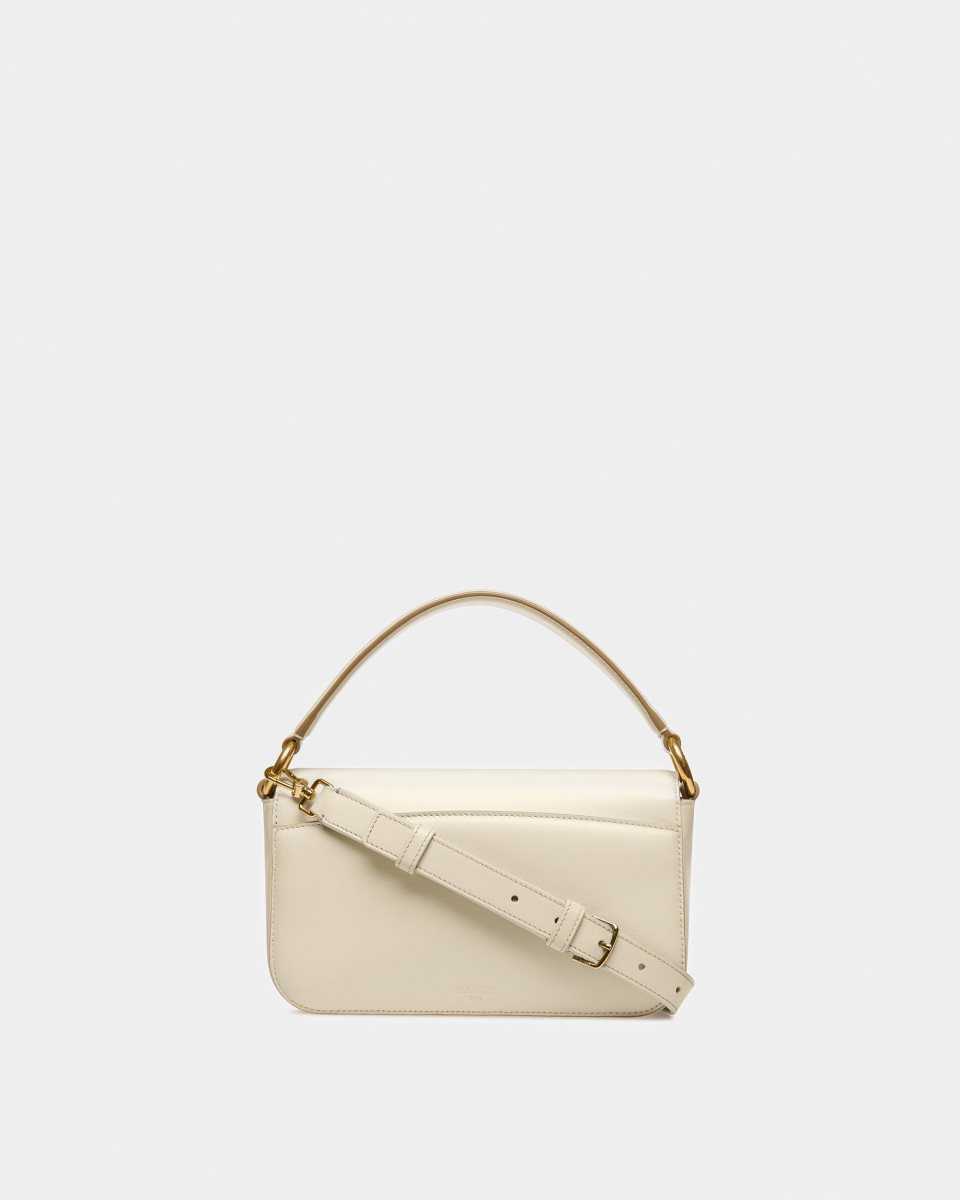 Bally Brodye Läder Crossbody Väska Dam Vita | 5430HKIBN