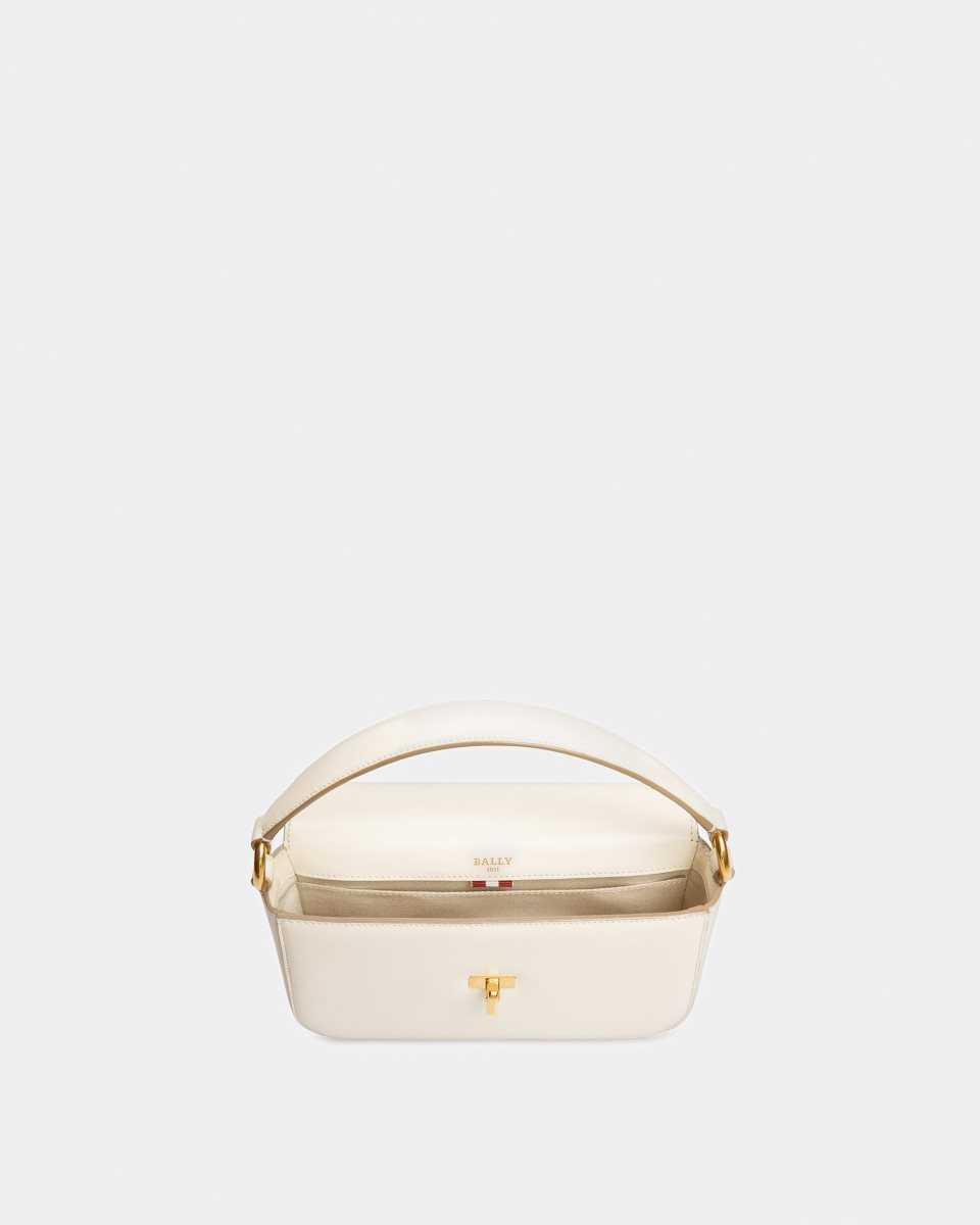 Bally Brodye Läder Crossbody Väska Dam Vita | 5430HKIBN