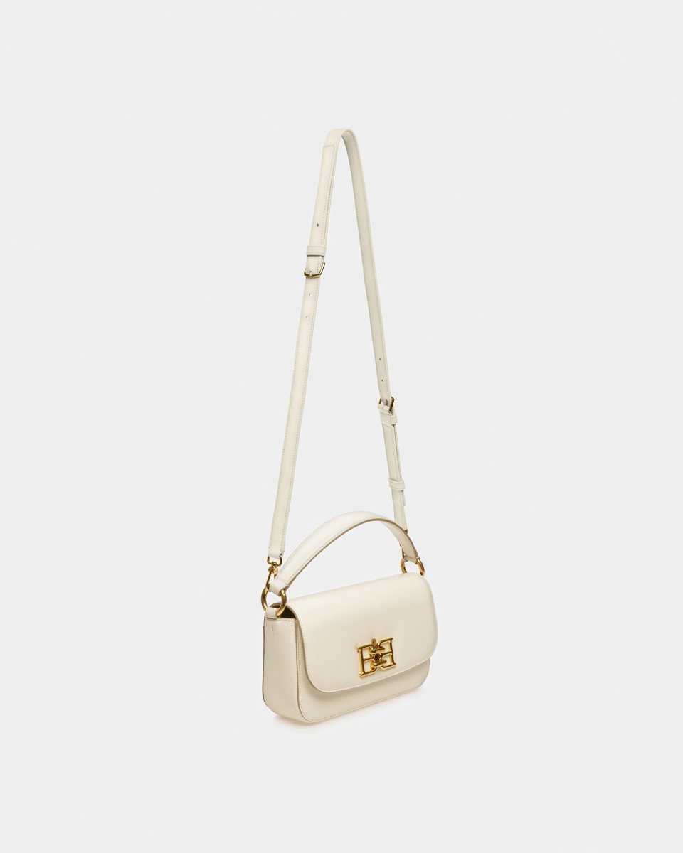 Bally Brodye Läder Crossbody Väska Dam Vita | 5430HKIBN