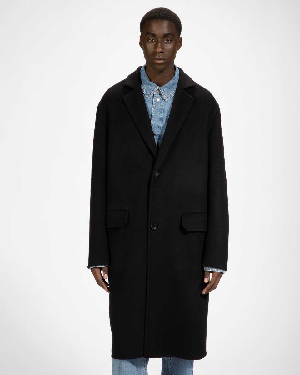 Bally Cashmere Coat Jacka Herr Svarta | 2361BVRSX