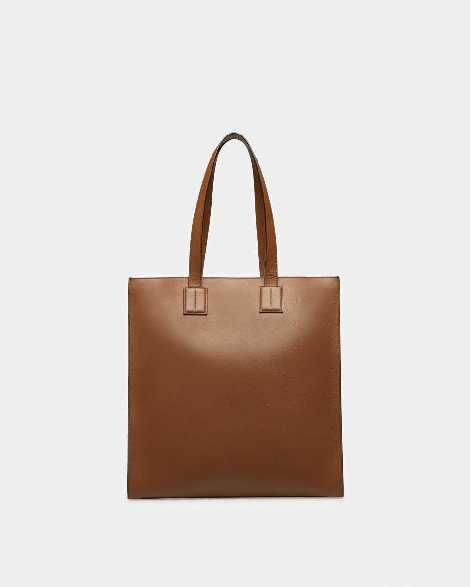 Bally Crystalia Läder Toteväska Dam Bruna | 9370JXHPI